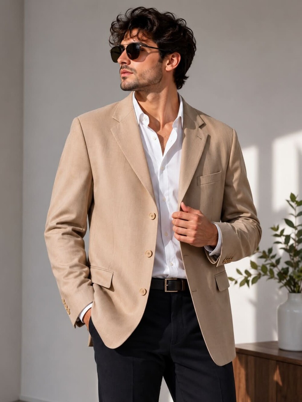 Louis Feraud Pure new wool XL